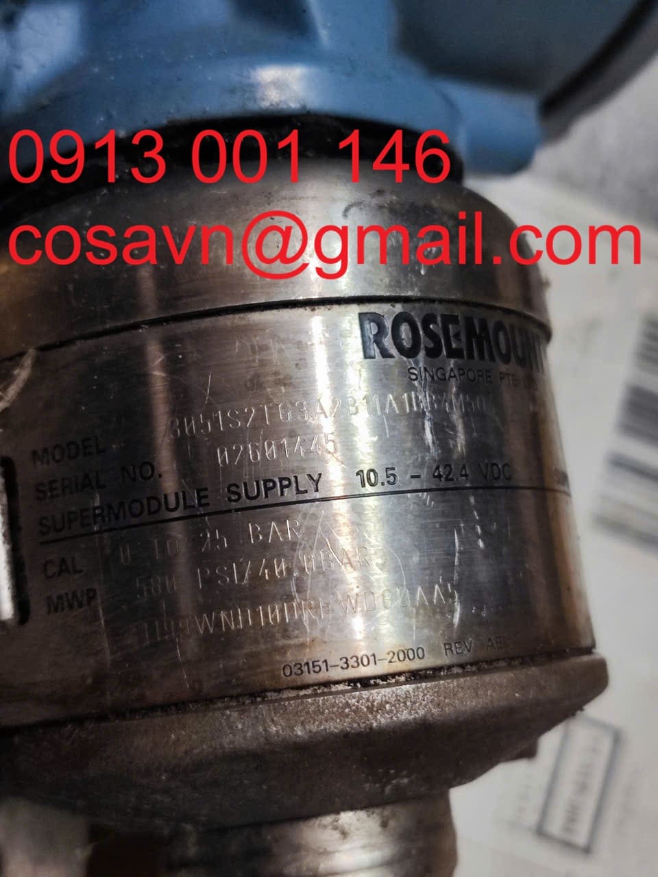 Rosemount  Bộ truyền áp suất Rosemount 3051S2TG3A2B11A1BB4M5 3051S2TG3A2B11A1BB4M5